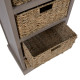 Kumode ar groza atvilktnēm KENT 40x33xH108cm Kumode ar groza atvilktnēm KENT 40x33xH108cm