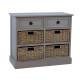 Kumode ar groza atvilktnēm KENT 76x33xH66cm Kumode ar groza atvilktnēm KENT 76x33xH66cm