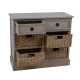 Kumode ar groza atvilktnēm KENT 76x33xH66cm Kumode ar groza atvilktnēm KENT 76x33xH66cm