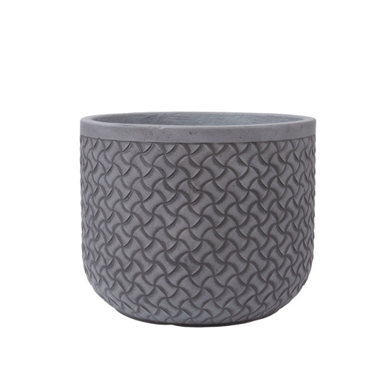 Puķupods SANDY D30xH24,5cm, pelēks