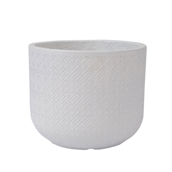 Puķupods SELENA D30xH24,5cm, balts