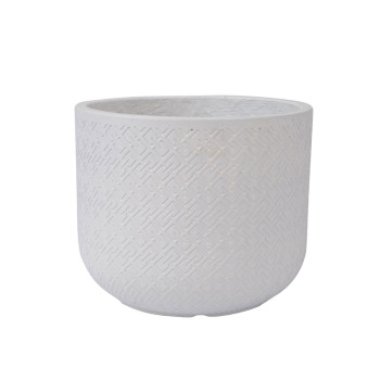 Lillepott SELENA D24xH19,5cm, valge Lillepott SELENA D24xH19,5cm, valge