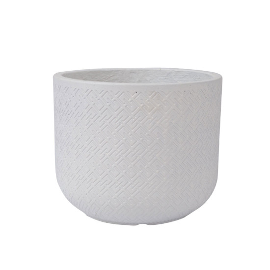Puķupods SELENA D24xH19,5cm, balts