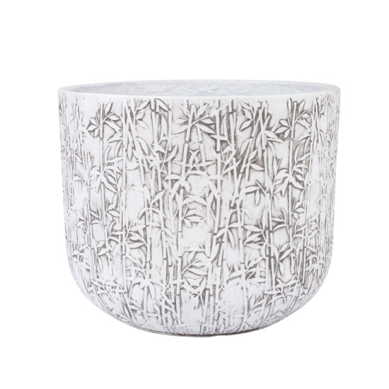 Puķupods LOUNA D44xH36cm, balts/pelēks