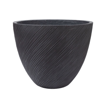 Lillepott DANAE D44xH36cm, tumehall Lillepott DANAE D44xH36cm, tumehall