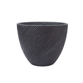 Lillepott DANAE D24xH19,5cm, tumehall Lillepott DANAE D24xH19,5cm, tumehall