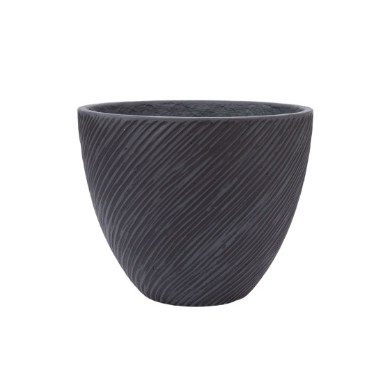 Puķu pods DANAE D24xH19,5cm, tumši pelēks Puķu pods DANAE D24xH19,5cm, tumši pelēks