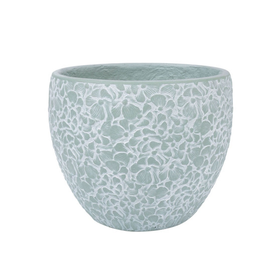 Puķupods FLORA D30xH24,5cm, zaļgani pelēks