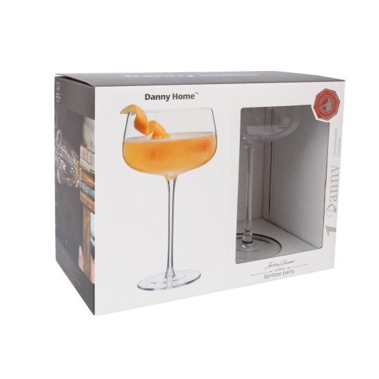 Kokteiļu glāzes CRYSTAL 2gab 500ml "Sprit
