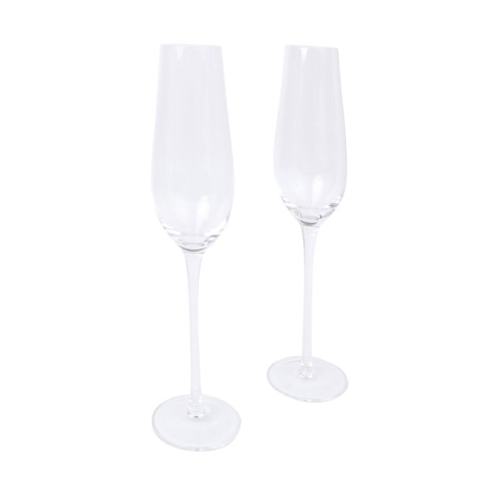 Dzirkstošā vīna glāzes CRYSTAL 2gab 200ml Dzirkstošā vīna glāzes CRYSTAL 2gab 200ml