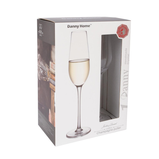 Dzirkstošā vīna glāzes CRYSTAL 2gab 200ml Dzirkstošā vīna glāzes CRYSTAL 2gab 200ml