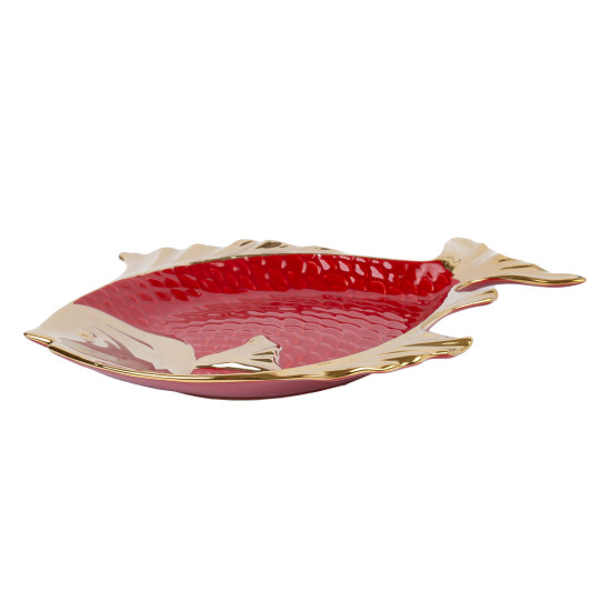 Šķīvis GOLDFISH 44x36cm, sarkans Šķīvis GOLDFISH 44x36cm, sarkans