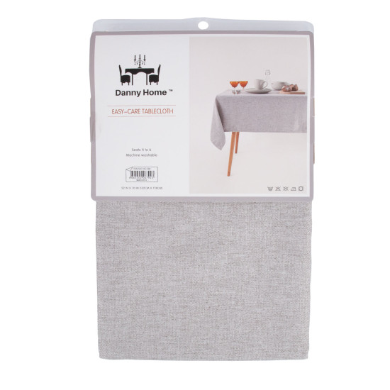 Скатерть EASY CARE 140x180см, светло-серая Скатерть EASY CARE 140x180см, светло-серая