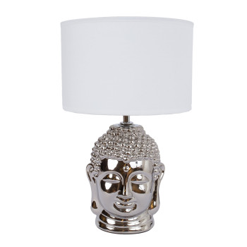 Laualamp BUDDHA H34,5cm, hõbedane Laualamp BUDDHA H34,5cm, hõbedane