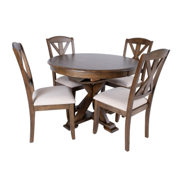 JAMES обеденный стол с 6 стульями JAMES обеденный стол с 6 стульями