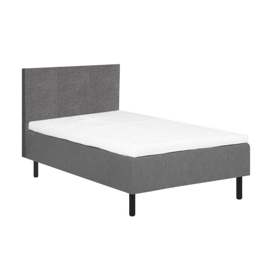 Кушетка LANDE 90x200см, с изголовьем, серый