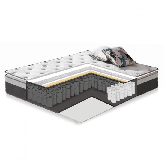 Gulta ar VOKSI matraci HARMONY TOP 160x200 Gulta ar VOKSI matraci HARMONY TOP 160x200