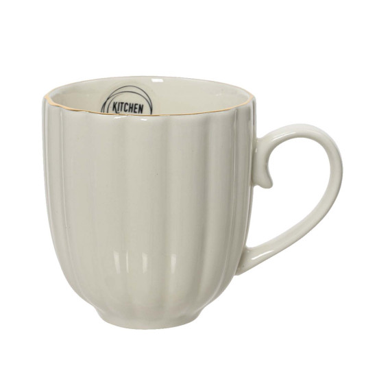 Krūze SHELL H9.9cm, porcelāns
