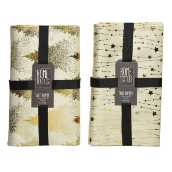 Linane GLOW 32x150cm, beež samet, mix