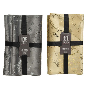 Linane GLOW 32x150cm, samet, mix