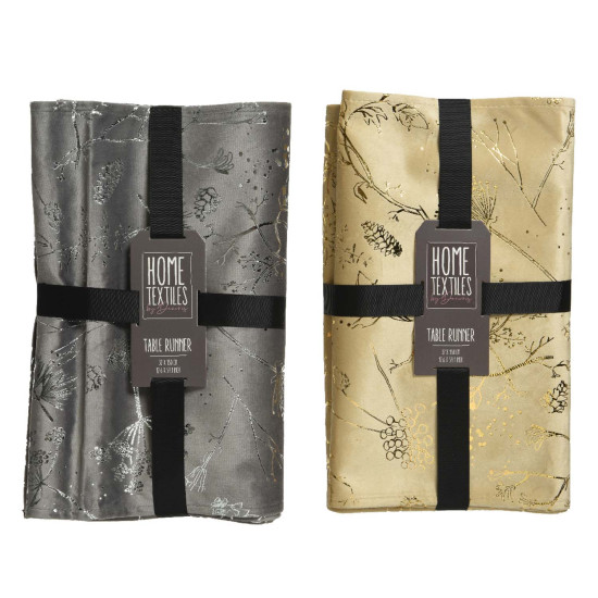 Linane GLOW 32x150cm, samet, mix