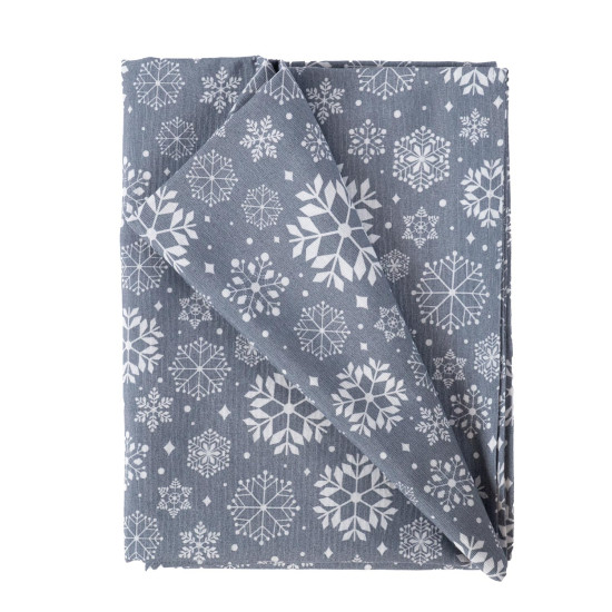 Скатерть WINTER FLOWERS 136x220см, снег Скатерть WINTER FLOWERS 136x220см, снег