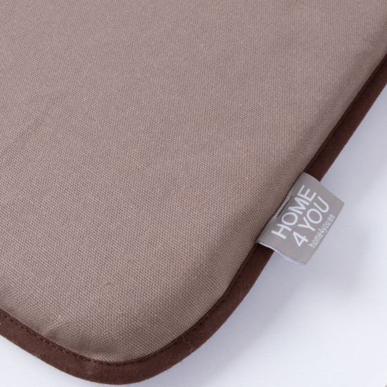 Чехол на стул MY COTTON 39x39см, коричневый