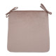 Чехол на стул VELVET 2, 39x39см бежевый Чехол на стул VELVET 2, 39x39см бежевый