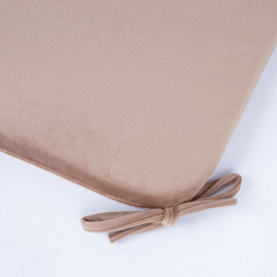 Чехол на стул VELVET 2, 39x39см бежевый Чехол на стул VELVET 2, 39x39см бежевый