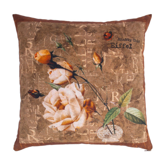 Подушка CASILDA 40x40см, коричневая роза Подушка CASILDA 40x40см, коричневая роза