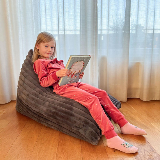 Стул-мешок MINI 100x70x15/70см, темно-серый Стул-мешок MINI 100x70x15/70см, темно-серый