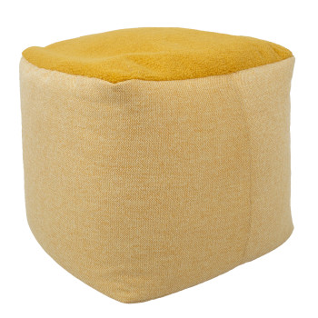 Pouf LAMB 55x55xH45cm, kollane