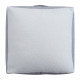 Пуфик LAMB 80x80xH30см, белый/светлая кожа Пуфик LAMB 80x80xH30см, белый/светлая кожа