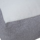 Пуфик LAMB 80x80xH30см, белый/светлая кожа Пуфик LAMB 80x80xH30см, белый/светлая кожа