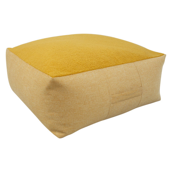 Пуфик LAMB 80x80xH30см, желтая Пуфик LAMB 80x80xH30см, желтая