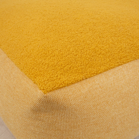 Пуфик LAMB 80x80xH30см, желтая Пуфик LAMB 80x80xH30см, желтая