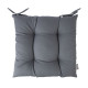 Подушка на стул MY COTTON 40x40см, серая