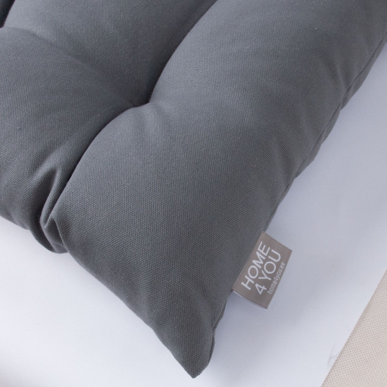 Подушка на стул MY COTTON 40x40см, серая