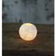 LED küünal SNOWBALL D7,5xH6,5cm, valge