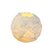 LED küünal SNOWBALL D7,5xH6,5cm, valge