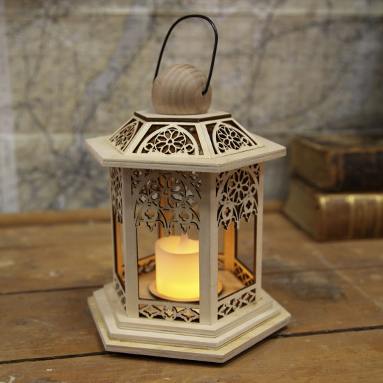 Фонарь LACE LED H20см, таймер