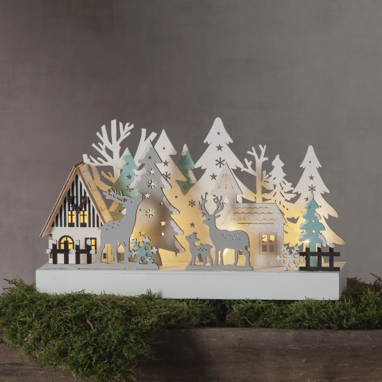 Adventes svece REINBEK H18cm, balta Adventes svece REINBEK H18cm, balta