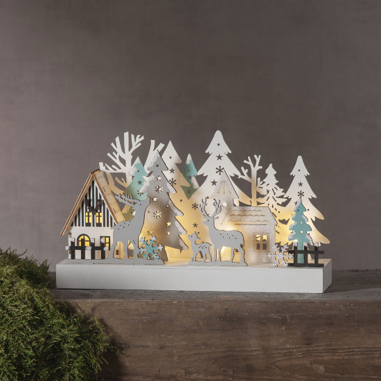 Adventes svece REINBEK H18cm, balta Adventes svece REINBEK H18cm, balta
