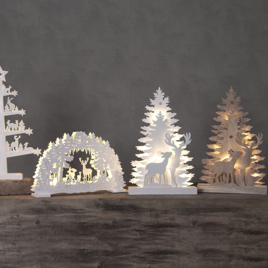 Advendiküünal FAUNA H26cm, valge