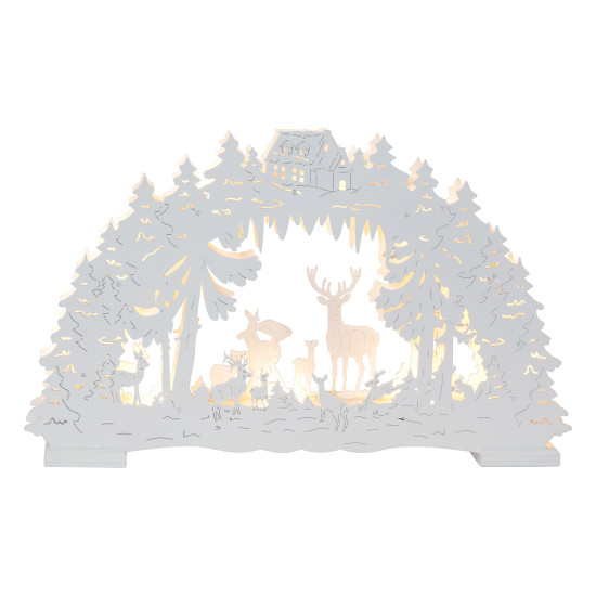 Advendiküünal FAUNA H26cm, valge