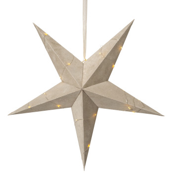 Jõulutäht VELVET D60cm, beež