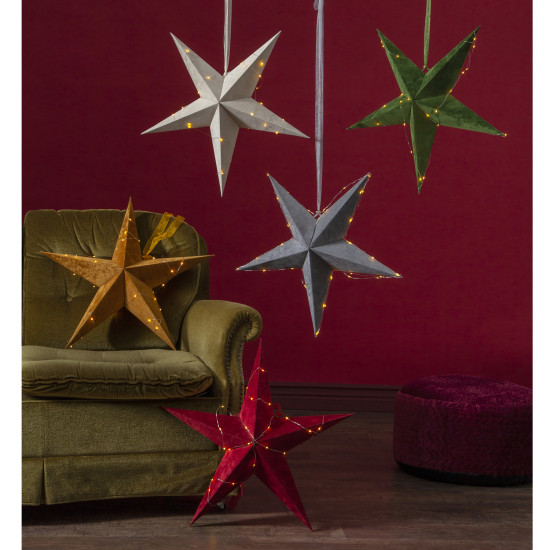 Jõulutäht VELVET D60cm, beež