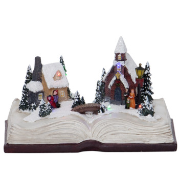 Uusaasta kaunistus BOOKVILLE, taimer