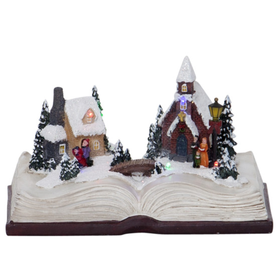 Uusaasta kaunistus BOOKVILLE, taimer