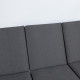 Подушки на качели 3 шт MONTREAL 114x52x9см, живот